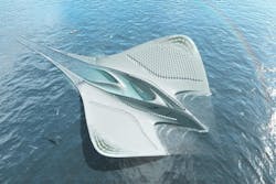 Architect Jacques Rougerie envisions floating city to function as roving laboratory Architect Jacques Rougerie envisions floating city to function as roving laboratory
