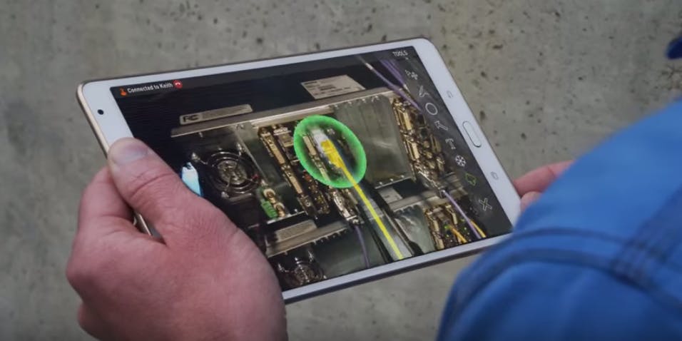 Augmented reality app provides step-by-step help for repairing equipment