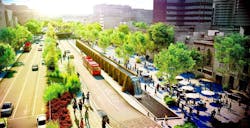 Proposed “High Line” in Mexico City pays homage to Aztec aqueduct Proposed “High Line” in Mexico City pays homage to Aztec aqueduct