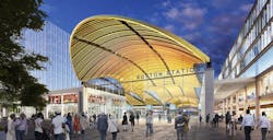 Grimshaw and Arup unveil proposal for London high-speed train station Grimshaw and Arup unveil proposal for London high-speed train station