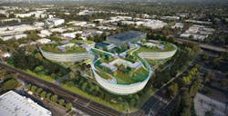 Renderings revealed for proposed curvy and lush second office for Apple Renderings revealed for proposed curvy and lush second office for Apple