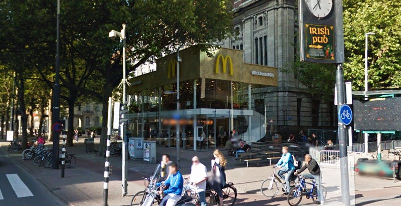 Rotterdam&rsquo;s &lsquo;ugliest building&rsquo; turns into sleek McDonald&rsquo;s branch