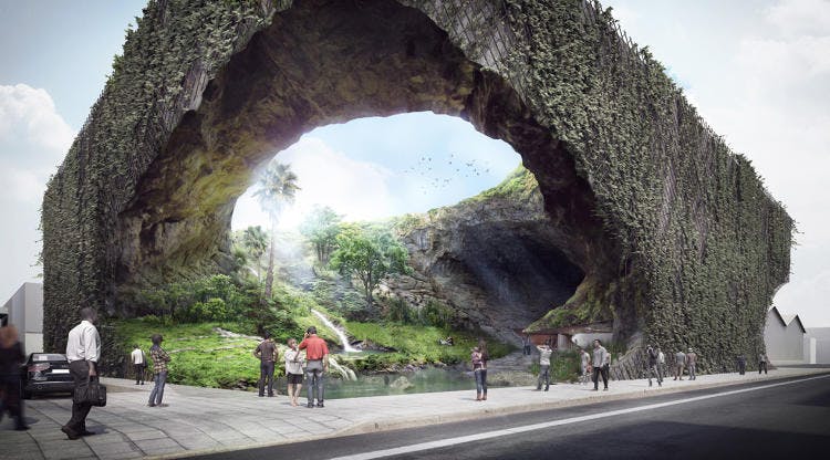 Kengo Kuma&rsquo;s design for cultural museum in the Philippines evokes prehistoric cave feel
