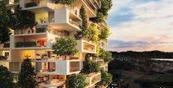 Italian architect designs vertical forest with prefab units by BuroHappold Italian architect designs vertical forest with prefab units by BuroHappold