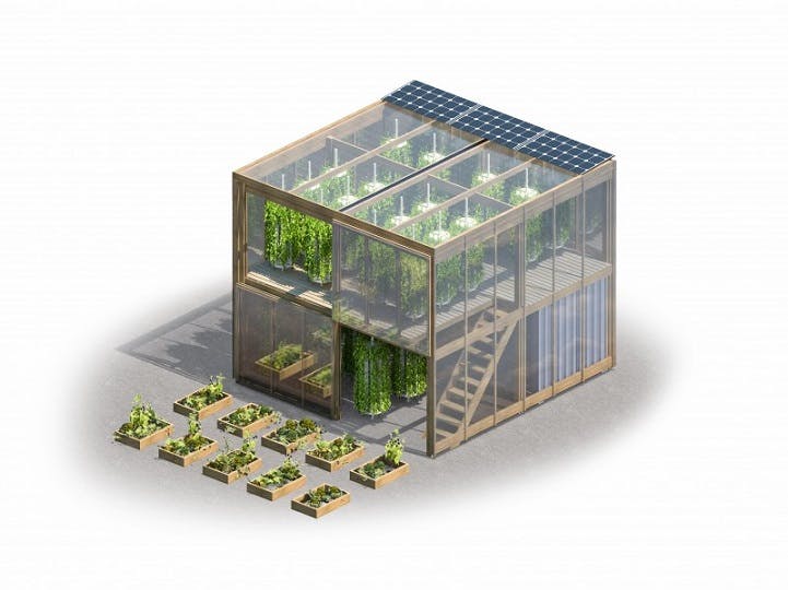 Farming In A Flatpack: Copenhagen Designer Offers An Assembly Kit For A Two Story Hydroponic Urban Farm