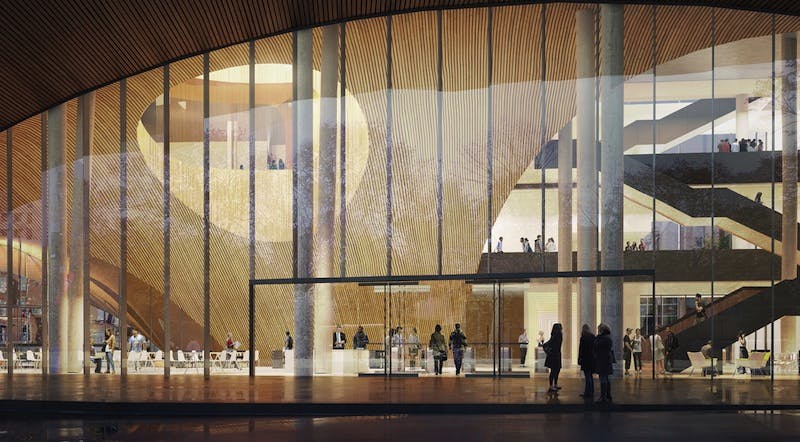 Sn&oslash;hetta designs research library at Temple University