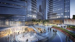 Spiral forms dominate SWA’s planned mixed-use complex in China Spiral forms dominate SWA’s planned mixed-use complex in China