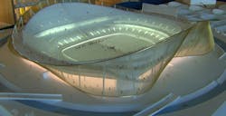 Washington Redskins tease new stadium model designed by Bjarke Ingels Washington Redskins tease new stadium model designed by Bjarke Ingels