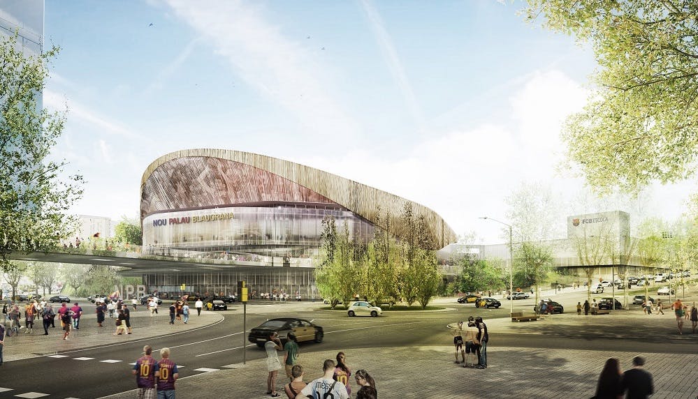 Barcelona hoops arena will rattle opponents with &ldquo;wall&rdquo; of raucous fans