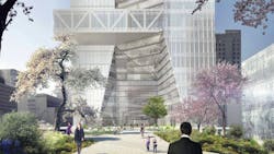 OMA reveals designs for its first Tokyo skyscraper OMA reveals designs for its first Tokyo skyscraper