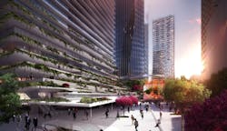 Ingenhoven Architects unveils plans for two Tokyo towers Ingenhoven Architects unveils plans for two Tokyo towers