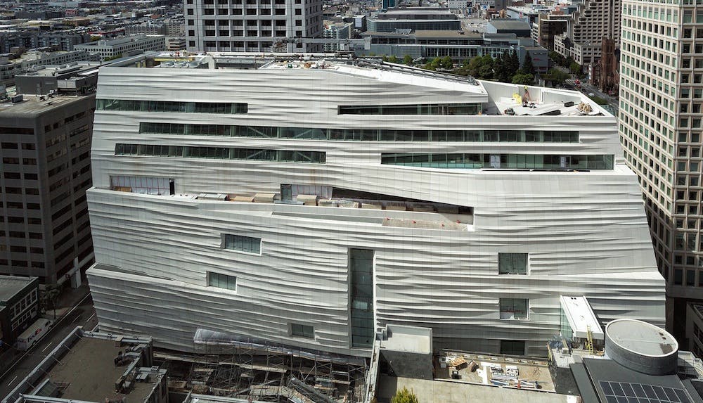 Rippled fa&ccedil;ade defines Sn&oslash;hetta&rsquo;s San Francisco Museum of Modern Art expansion design
