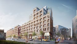 Courtyards make Brooklyn’s Bushwick II residential development its own miniature city Courtyards make Brooklyn’s Bushwick II residential development its own miniature city