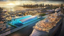 Broadway Malyan designs Miami terminal for Royal Caribbean Cruises Broadway Malyan designs Miami terminal for Royal Caribbean Cruises