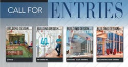 2020 call for entries: BD+C awards programs 2020 call for entries: BD+C awards programs