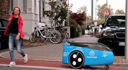 thyssenkrupp tests self-driving robot for ‘last mile’ delivery of elevator parts thyssenkrupp tests self-driving robot for ‘last mile’ delivery of elevator parts