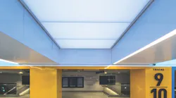 Moynihantrainstationtranslucentglowinglightframepanelsdecoustics4