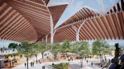 New O'hare Global Terminal And Concourse Central Green Courtesy Studio Ord