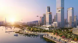 Shenzen Waterfront Illustration