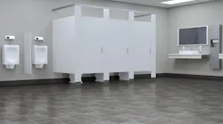 Public restrooms being used for changing clothes, phone conversations, and 'getting away'