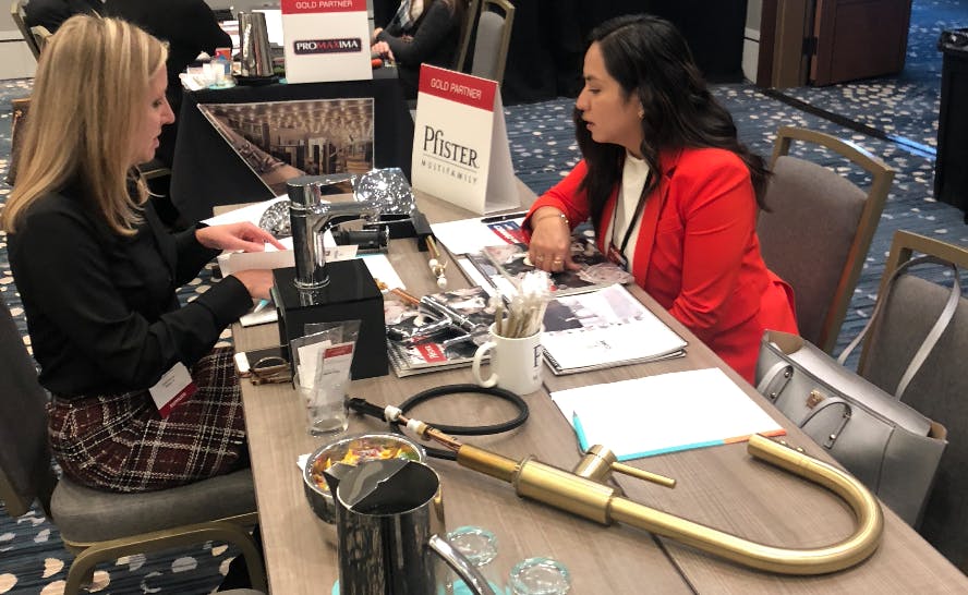 Tracey Qualteri, Pfister Faucets, and Ximena Ortega, Scion Group