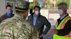 USACE general Mark Toy briefed by Tarlton Corp. officials