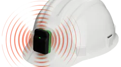 Hardhat Clip With Sound Wave