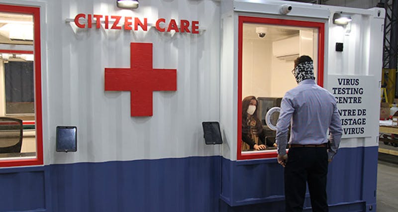 PCL Construction rolls out portable coronavirus testing centers