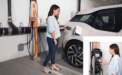 Electric Vehicle Charging Station In An Apartment Complex Electric Vehicle Charging Station In An Apartment Complex