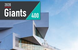 Download a PDF of all 2020 Giants 400 Rankings from Building Design+Construction magazine Download a PDF of all 2020 Giants 400 Rankings from Building Design+Construction magazine