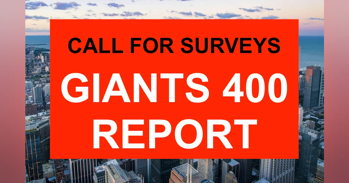 Call for surveys: 2026 Giants 400 Report | Building Design + Construction