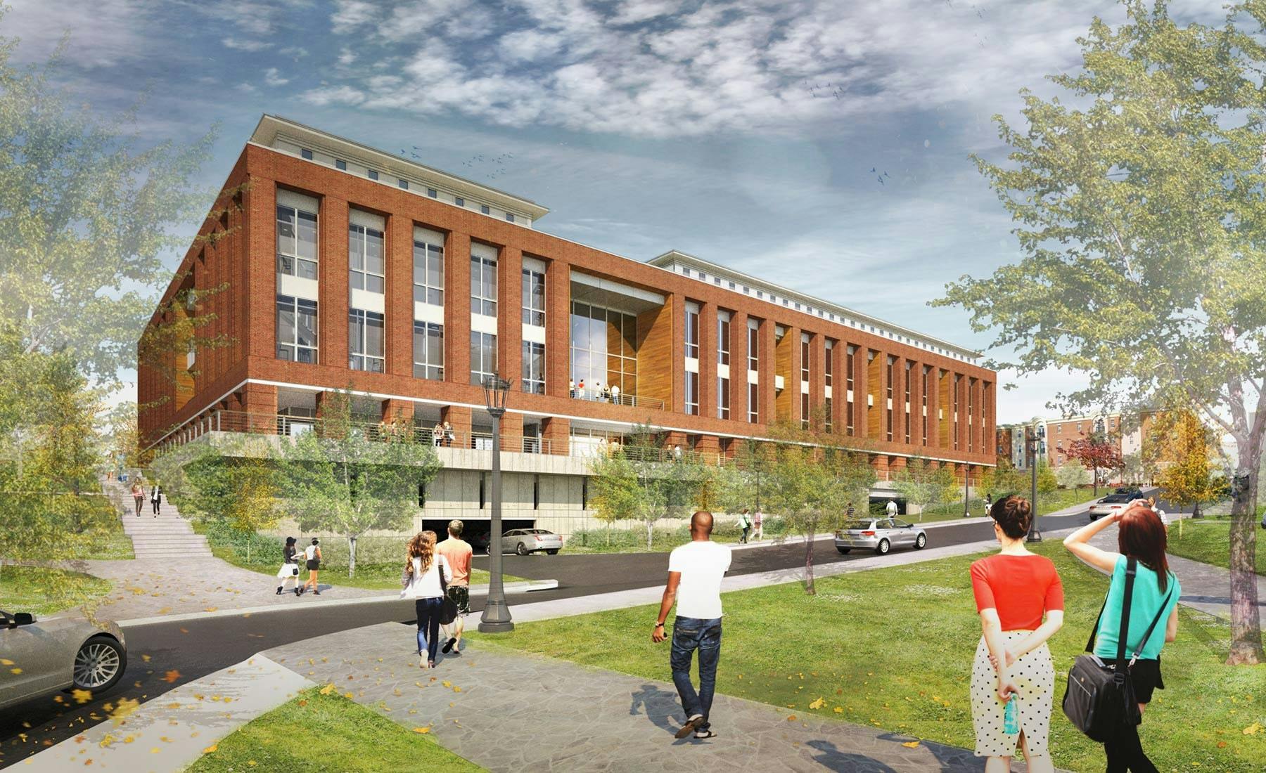 University of Virginia's new health and wellness center will be a safe place for students. Images: WMDO Architects