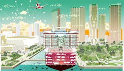 CallisonRTKL explores converting decommissioned cruise ships for housing - cruise Perspective Section CallisonRTKL explores converting decommissioned cruise ships for housing - cruise Perspective Section