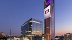 Tower Exterior Signage Landscape