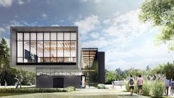 Marine tech center rendering Marine tech center rendering