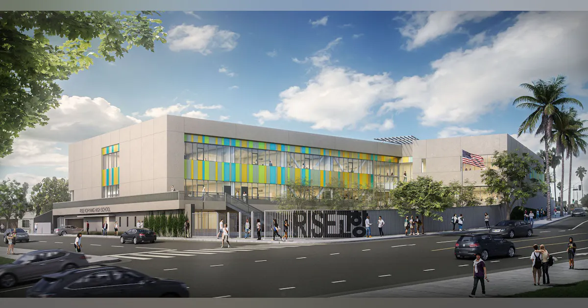 A charter high school breaks ground in L.A.’s Koreatown Building