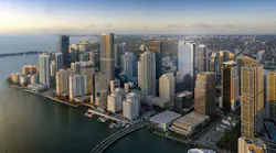 Brickell office tower skyline