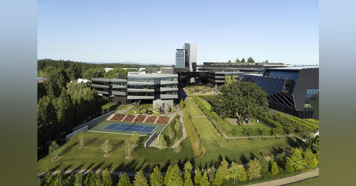 Nike HQ s newest largest structure the Serena Williams Building Building Design Construction