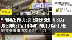 Register today! Webinar: Minimize project expenses to stay on budget with 360° photo capture