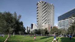 IQON, a mixed-use tower that will be Quito's tallest building. Image: BICUBIK
