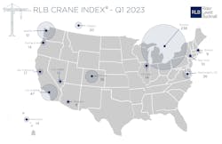 Construction crane count reaches all-time high in Q1 2023 Construction crane count reaches all-time high in Q1 2023