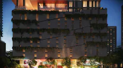 The Paseo 48-story mixed-used residential tower in Austin, Texas, architect Pappageorge Haymes Partners