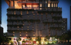 The Paseo 48-story mixed-used residential tower in Austin, Texas, architect Pappageorge Haymes Partners The Paseo 48-story mixed-used residential tower in Austin, Texas, architect Pappageorge Haymes Partners