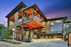 In Southern California, a former industrial zone continues to revitalize with an award-winning office property. Photo: Patrick Tang, Take Flyt Imaging In Southern California, a former industrial zone continues to revitalize with an award-winning office property. Photo: Patrick Tang, Take Flyt Imaging