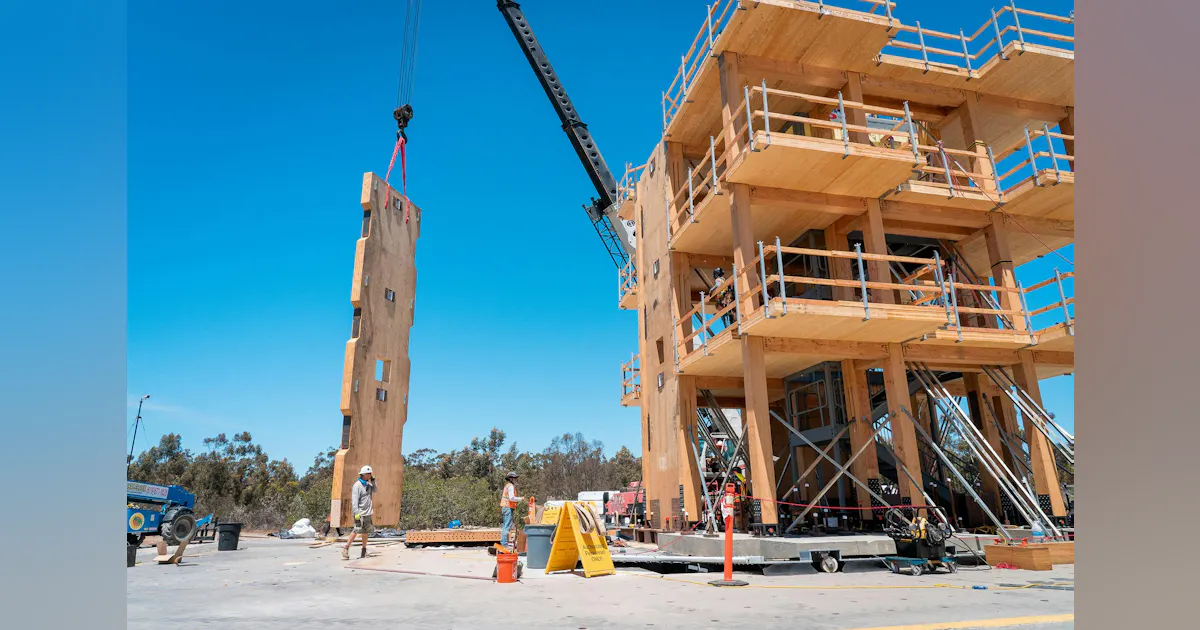 Rocking Wall First-of-its-kind shake test concludes mass timber’s seismic resilience ...