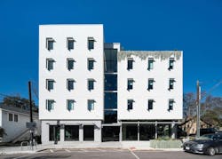 An 'eco-obsessed' multifamily housing project takes advantage of downtown Austin’s small lots Photo courtesy McKinney York Architects An 'eco-obsessed' multifamily housing project takes advantage of downtown Austin’s small lots Photo courtesy McKinney York Architects