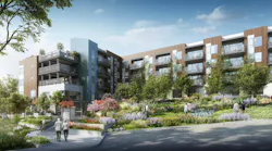 Nestled Into A Hillside, Vista Verde Will Transform An Underutilized Lot Of The Adjacent Church Into A 5 Story, 52 Unit Building