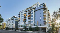 For The Variel in Woodland Hills, Calif., general contractor W.E. O'Neil used prefabricated wall panels to expedite construction. Photo courtesy W.E. O'Neil