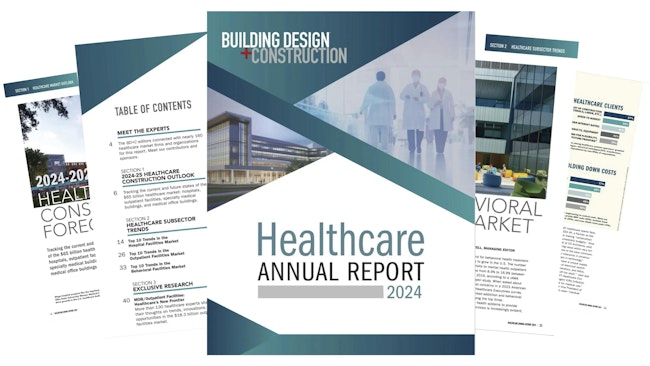 New download: BD+C's 2024 Healthcare Annual Report - Trends and Innovations in Hospitals, Outpatient Facilities, and Behavioral Health Centers