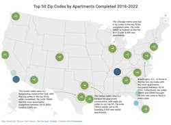 Washington, D.C., Queens, N.Y., lead in number of new apartments by zip code Washington, D.C., Queens, N.Y., lead in number of new apartments by zip code
